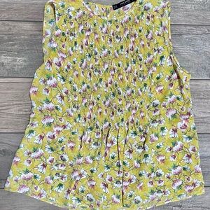 Zara Floral Sleeveless Top